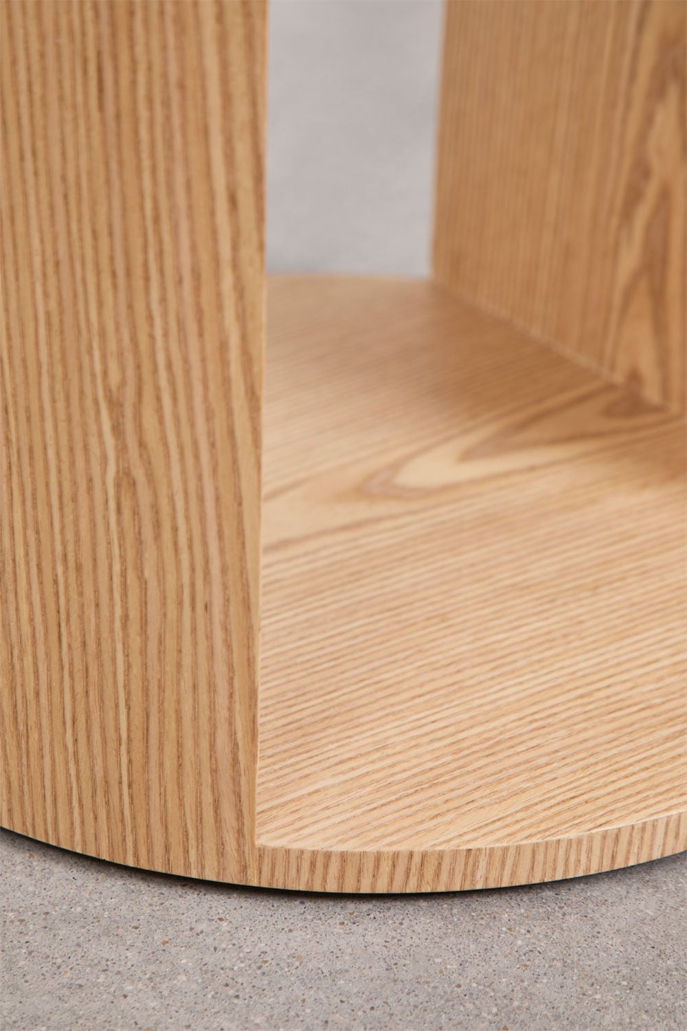 Mesinha de cabeceira redonda Ø40 cm em MDF Adrido, imagem de galeria 4