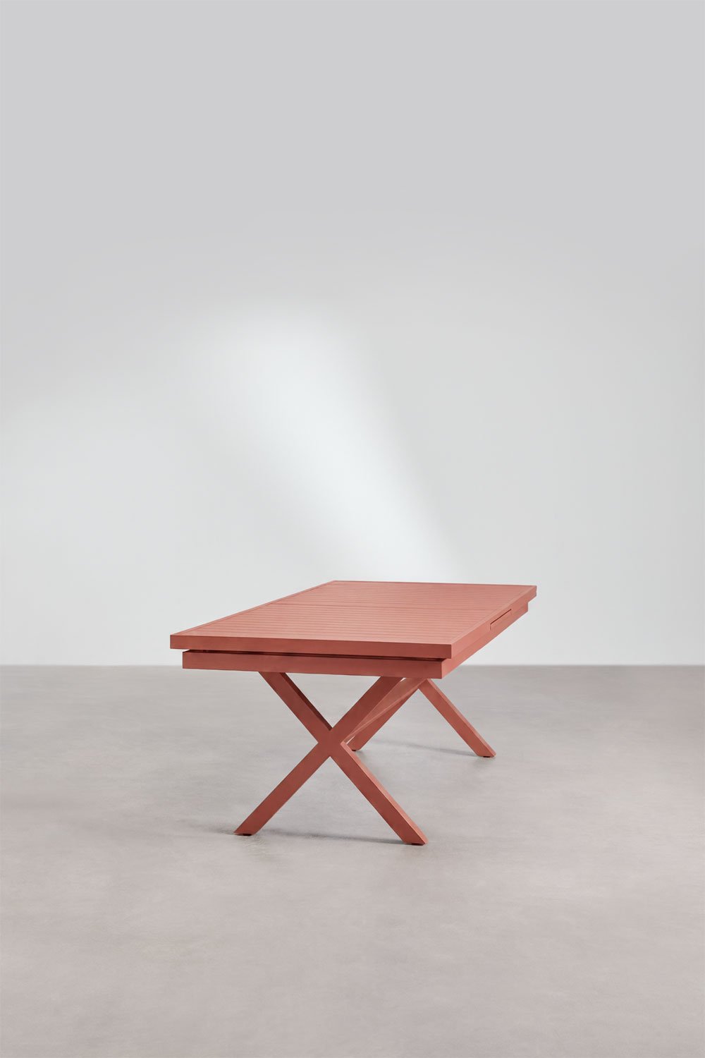 Mesa de jardim retangular extensível em alumínio Karena, imagem de galeria 5