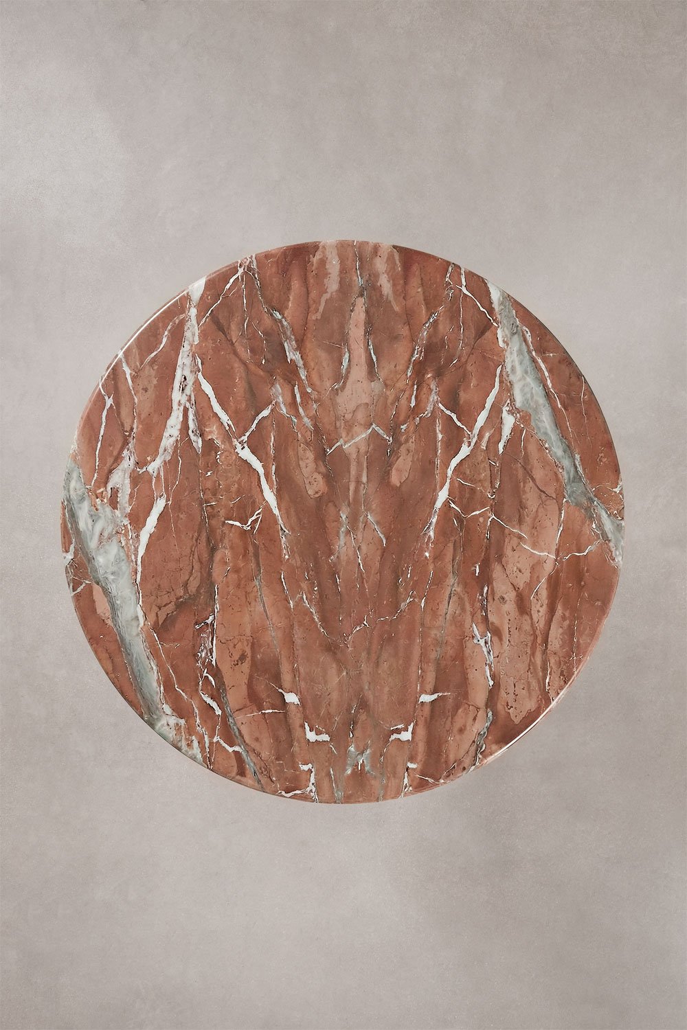Mesa de jantar redonda Ø120 cm em aço inoxidável Baelor, imagem de galeria 7