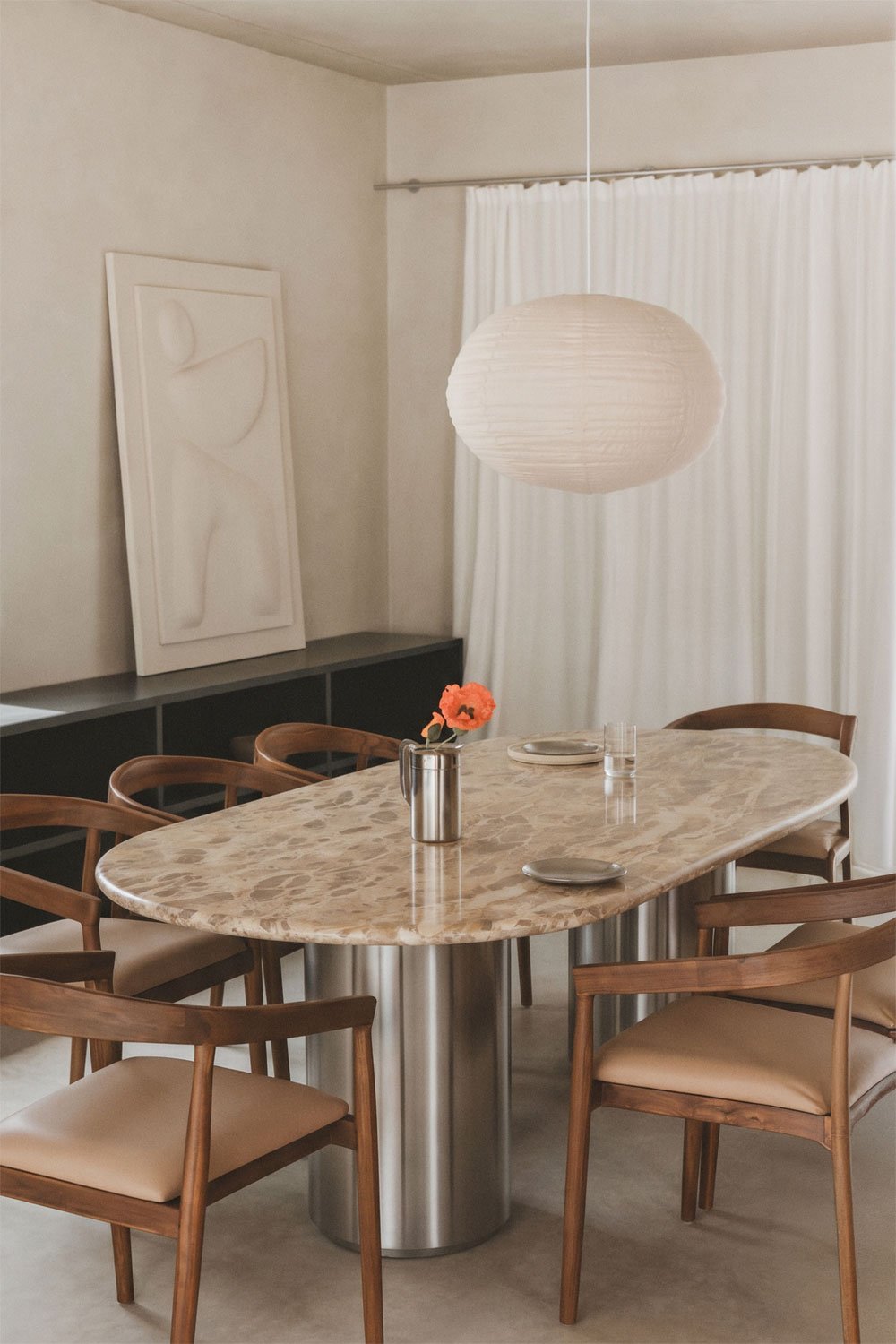 Oval dining table 220x110 cm Luceida, imagem de galeria 5368270