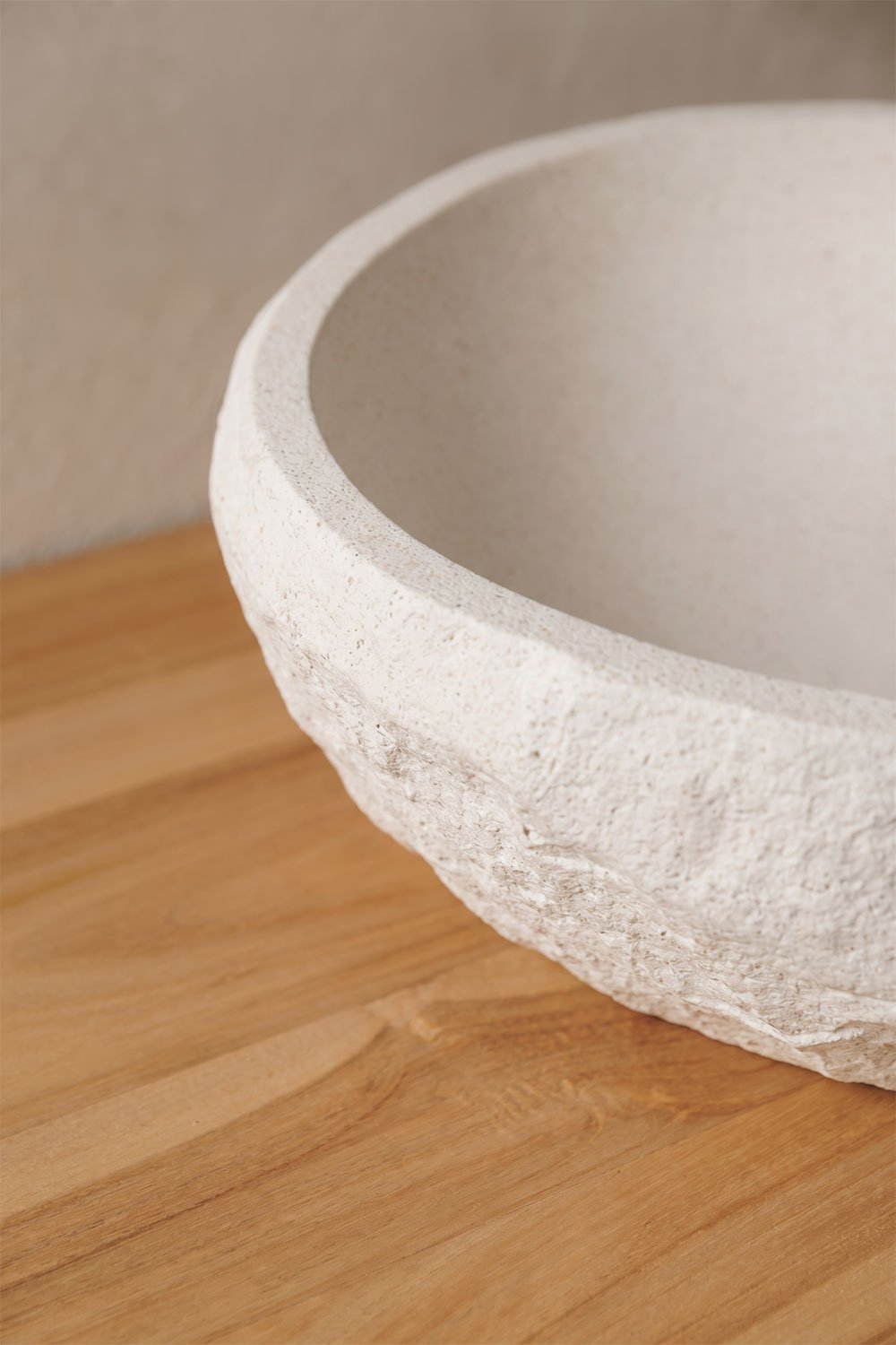Conjunto de móvel de casa de banho 70x45 cm suspenso em madeira de teca Neill, imagem de galeria 2