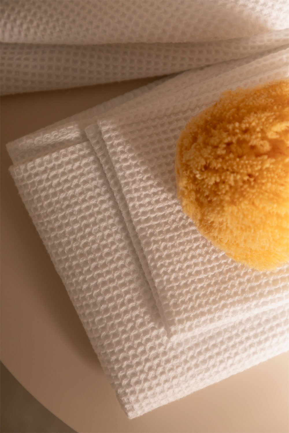 Toalha em algodão waffle Fiorala, imagem de galeria 2