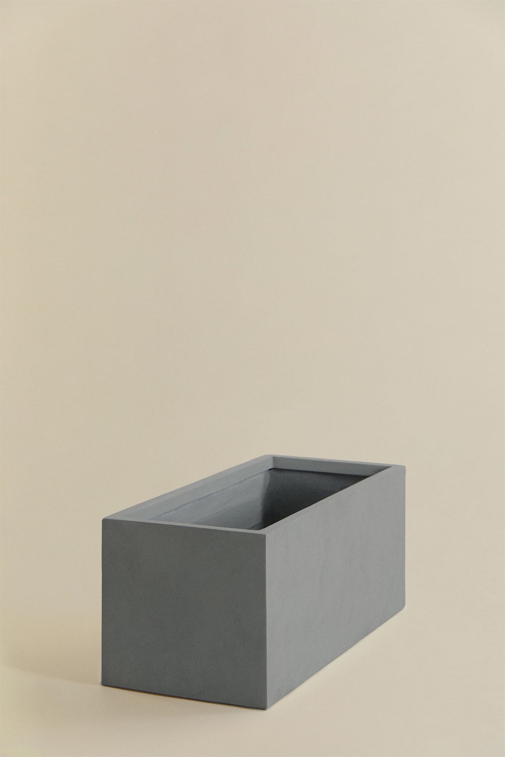 Vaso de flores retangular de cimento Sergio, imagem de galeria 4