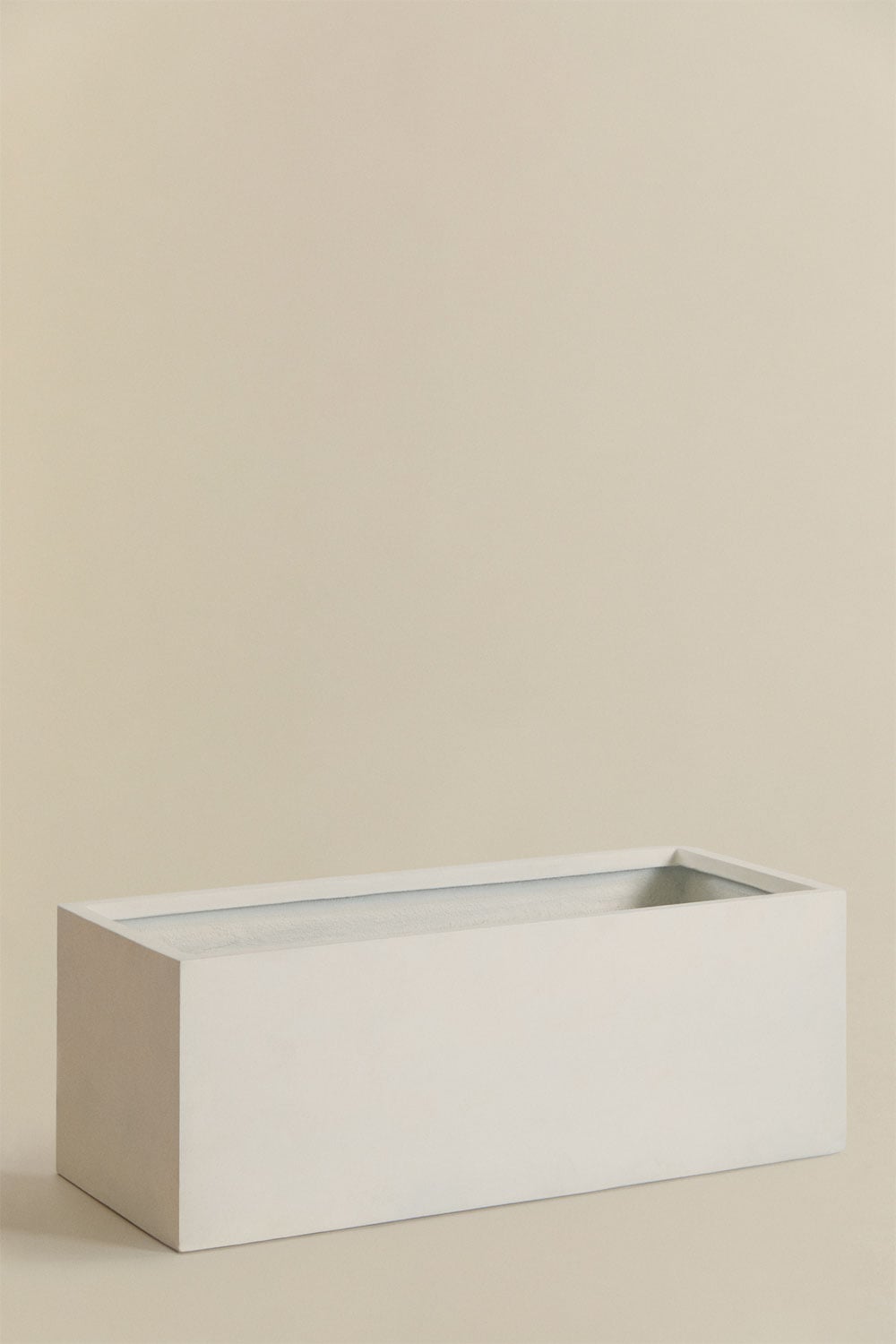 Vaso de flores retangular de cimento Sergio, imagem de galeria 3