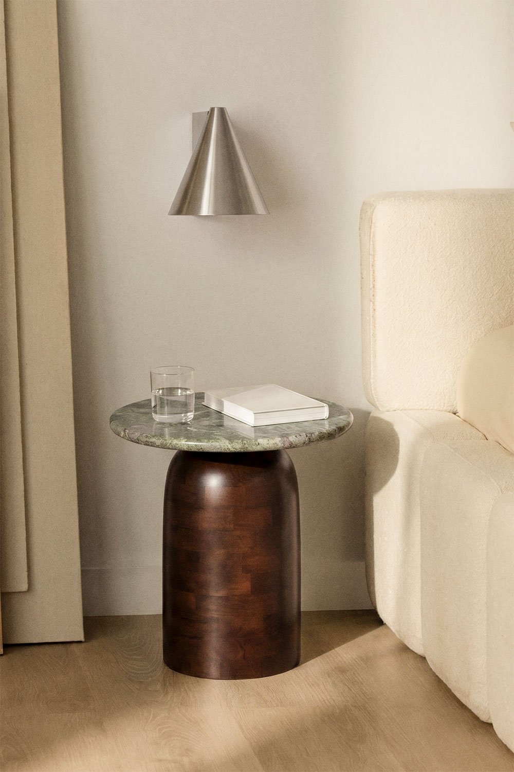 Mesa de cabeceira Ø40 cm Alliser, imagem de galeria 1