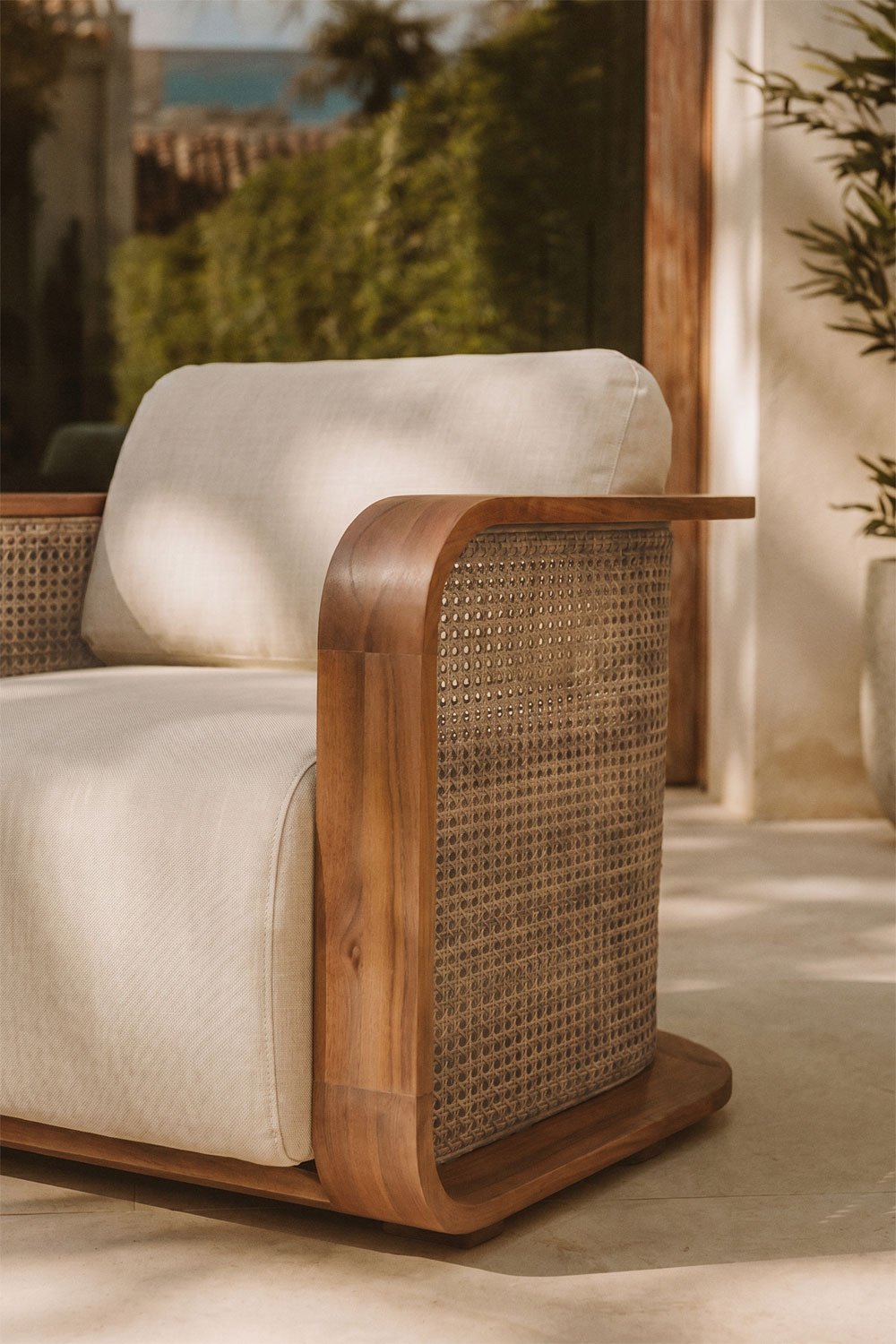Pack de 2 poltronas de jardim em madeira de acácia Noira, imagem de galeria 2