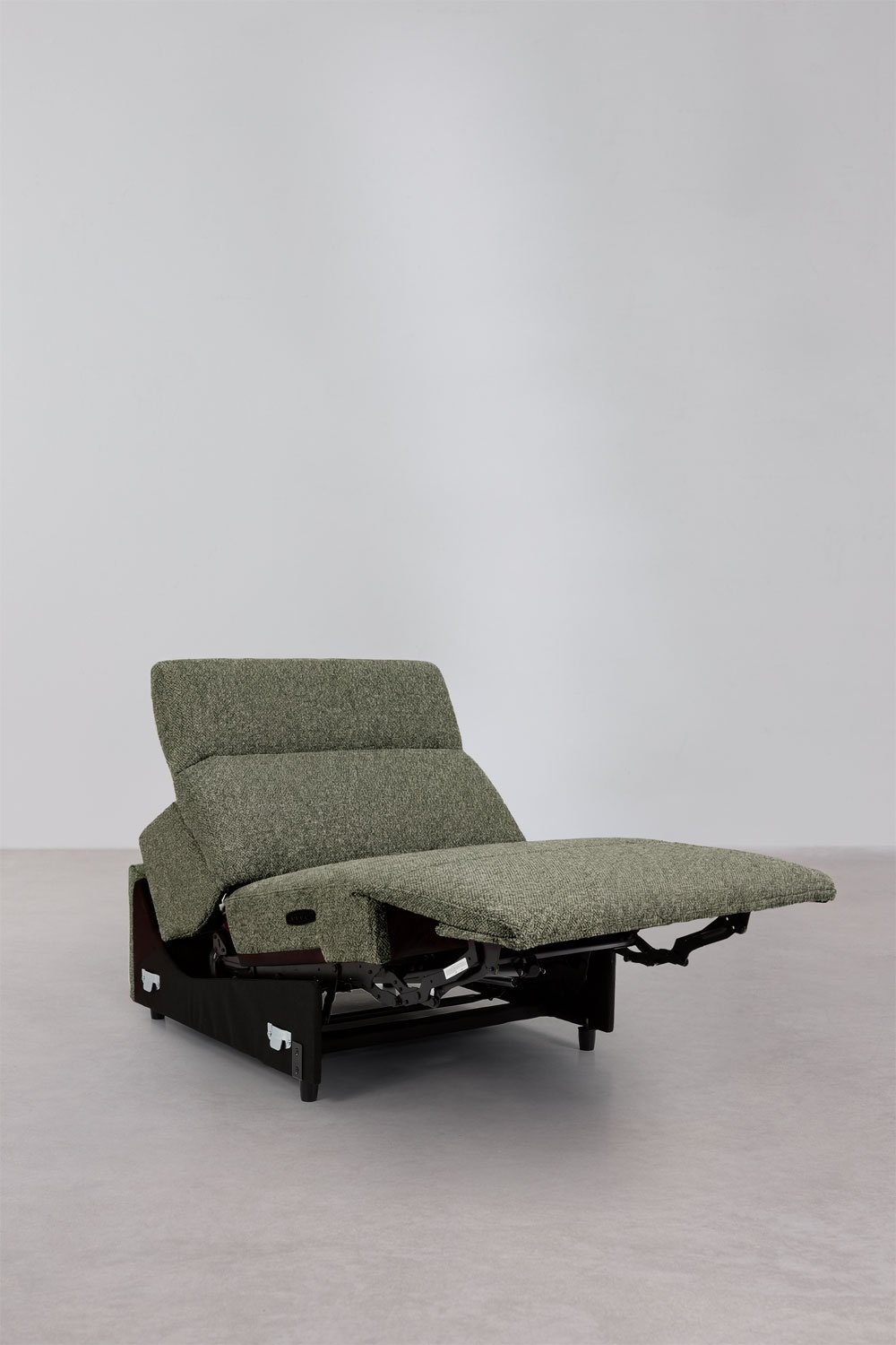 Conjunto de sala com sofá reclinável e elétrico de 3 lugares e poltrona estofada Peggy, imagem de galeria 13