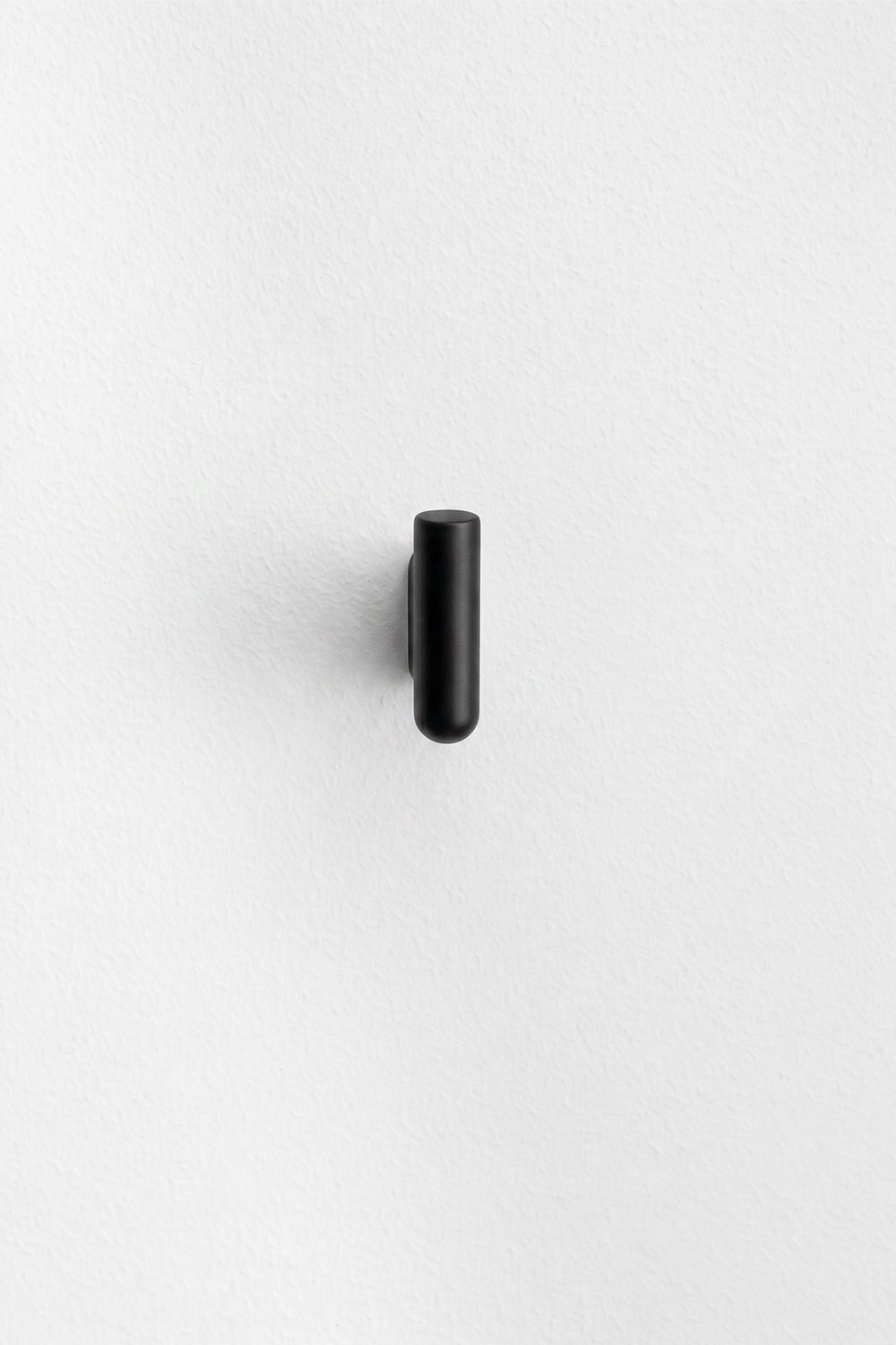 Cabide de casa de banho em aço inoxidável e preto mate Rovent, imagem de galeria 4