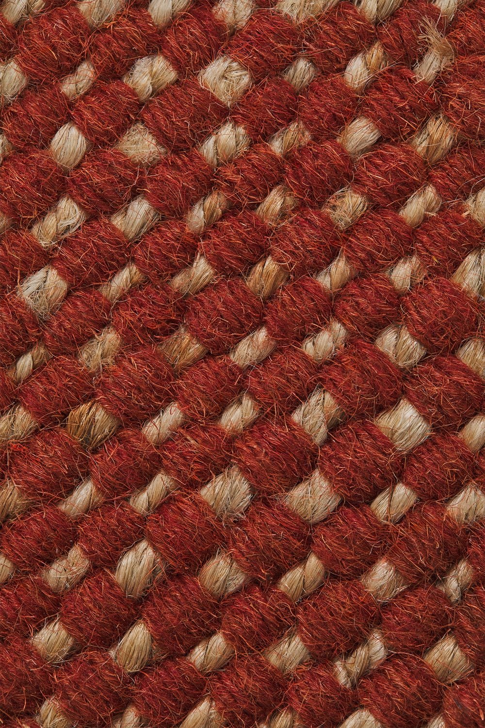 Alfombra retangular em lã e juta Wamba, imagem de galeria 3