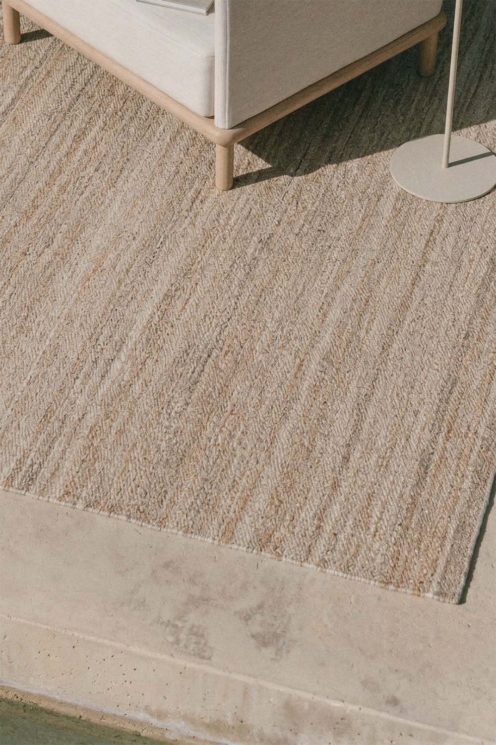 Alfombra retangular de exterior em polietileno Rosauran, imagem de galeria 2