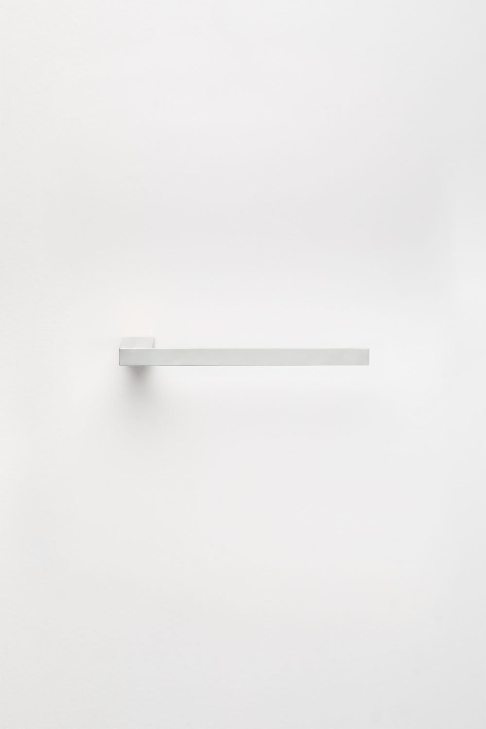 Toalheiro de parede com barra de 30 cm para casa de banho em aço inoxidável branco Olvam, imagem de galeria 4