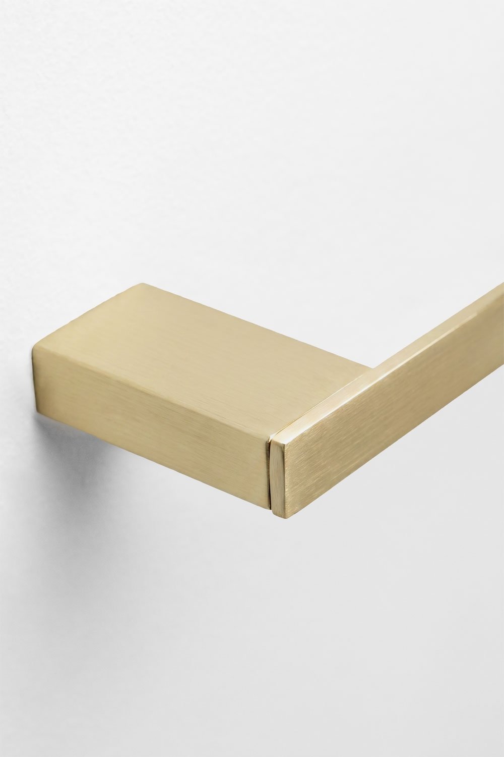 Toalheiro de parede com barra de 30 cm para casa de banho em aço inoxidável dourado escovado Olvam, imagem de galeria 5