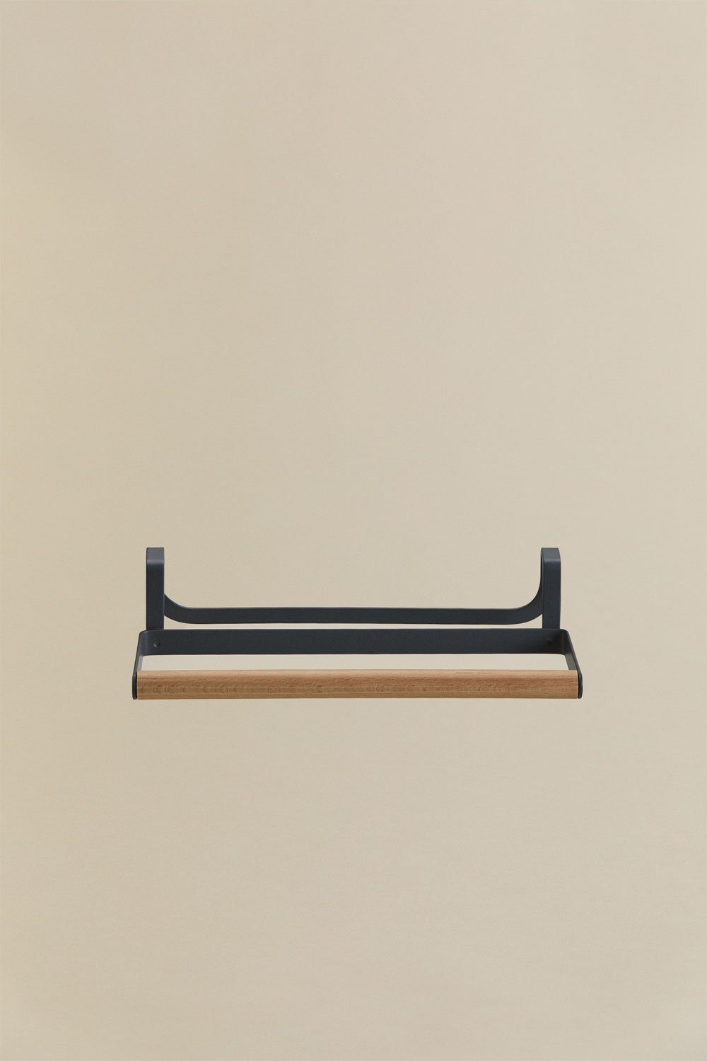 Suporte para panos de cozinha em ferro e madeira de borracha Celine, imagem de galeria 4