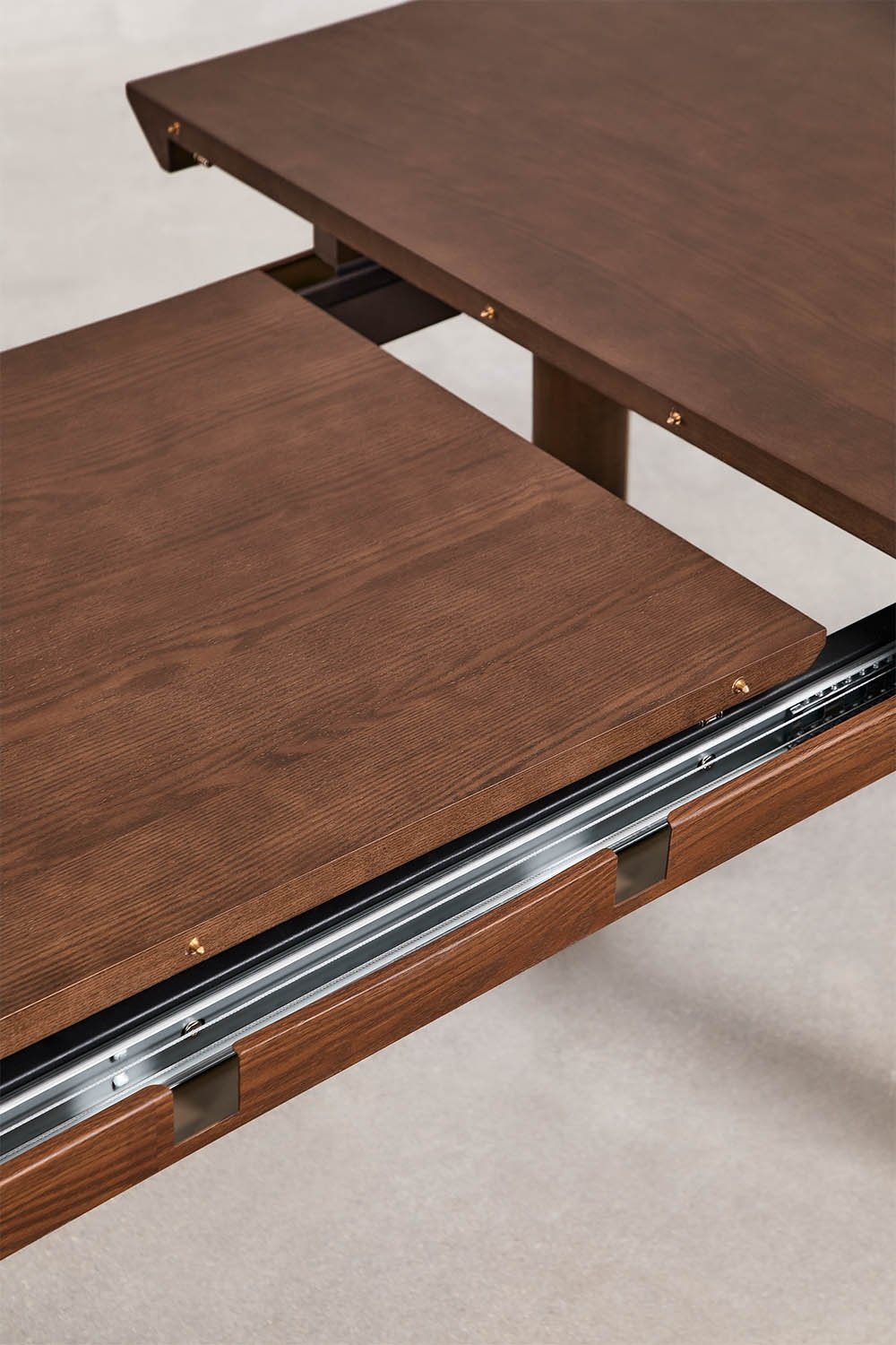 Mesa de jantar retangular extensível 240-300x110 cm em MDF Teodic, imagem de galeria 8