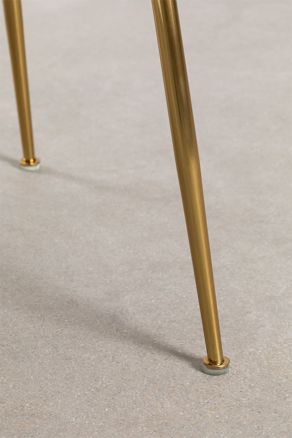Cadeira de jantar estofada e em aço Kana Design, imagem de galeria 5