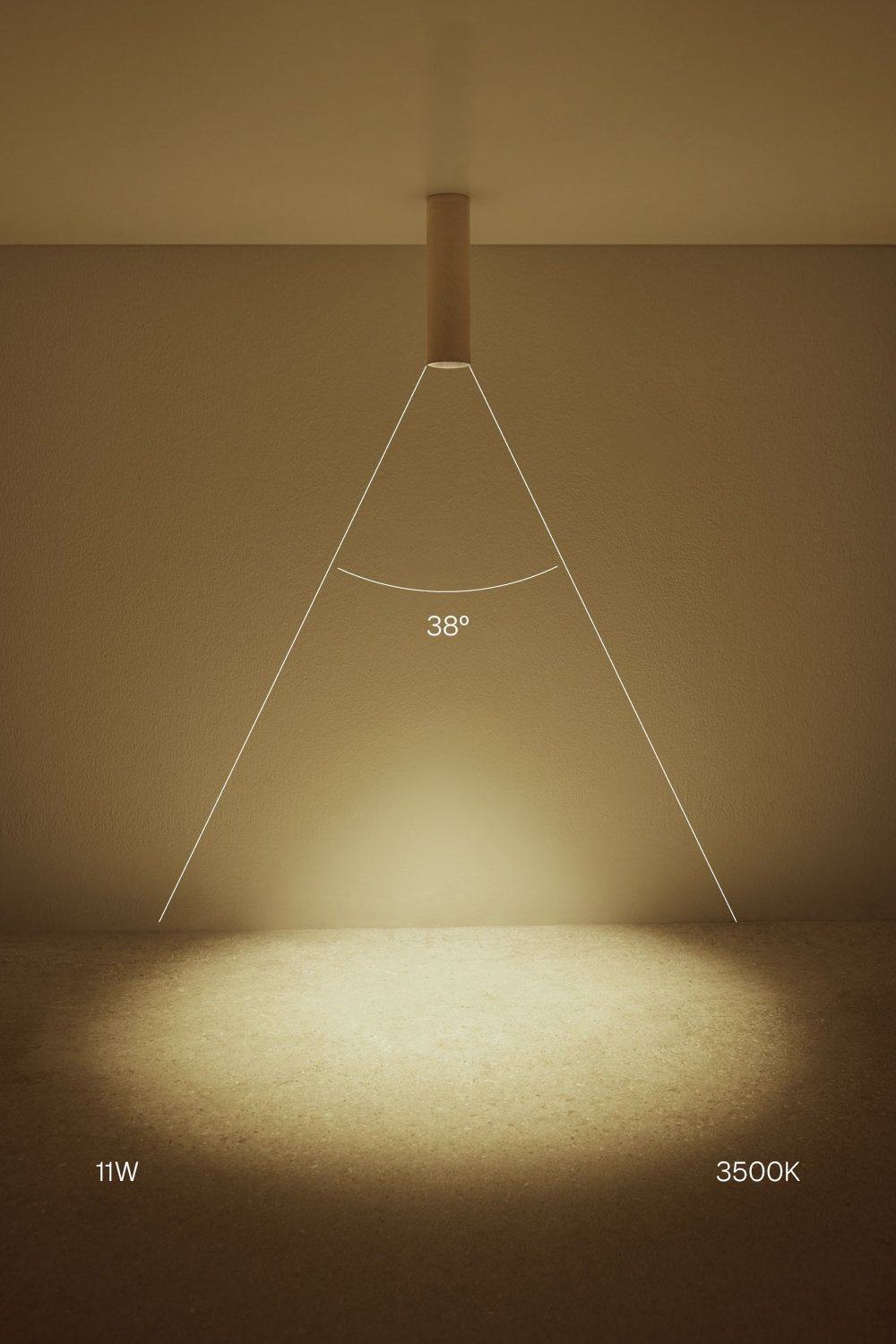 Aplique de teto LED de superfície redondo Ø7,2 cm em alumínio Orelva, imagen de galeria 2