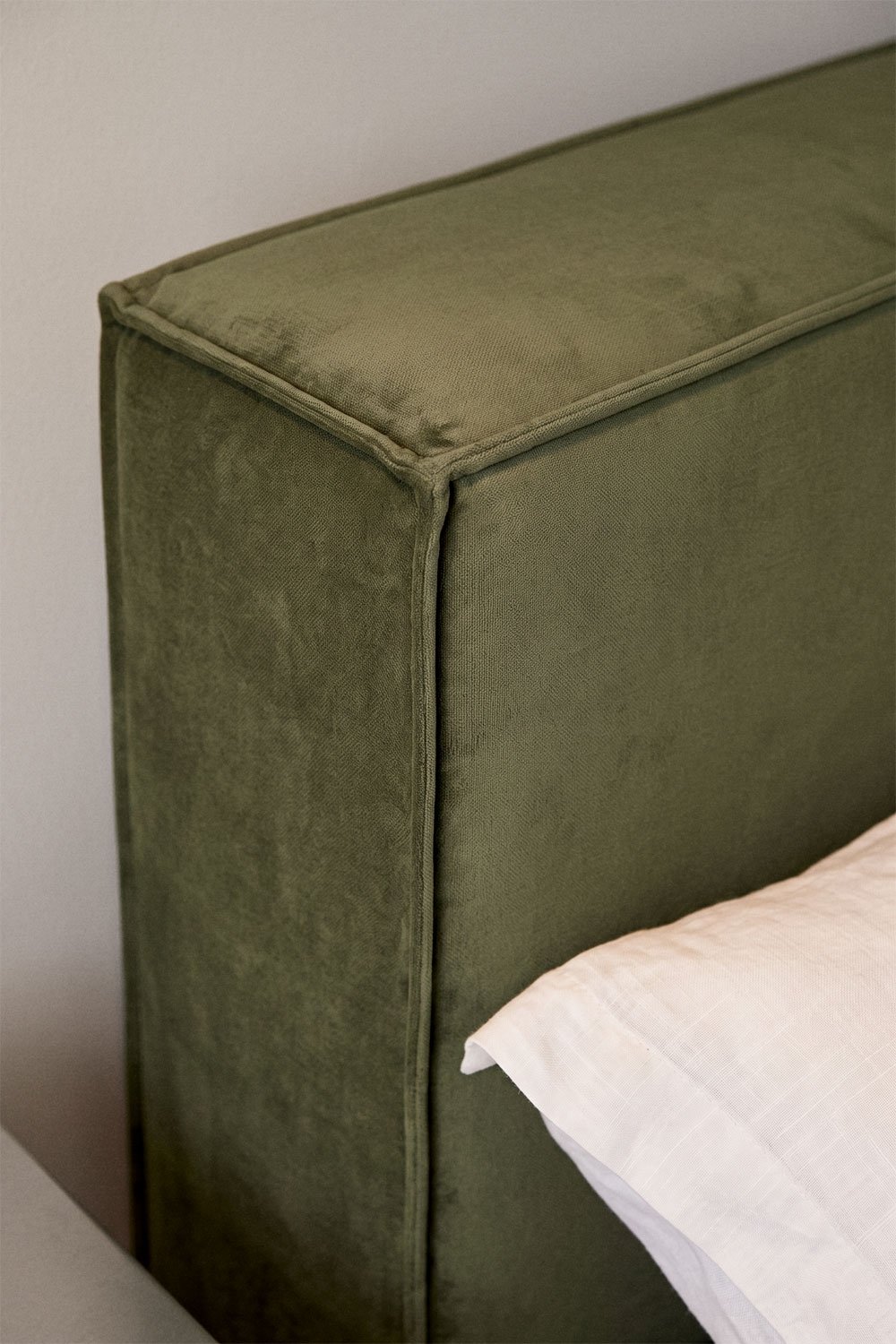 Cama com baú articulado estofada Lunari, imagem de galeria 2