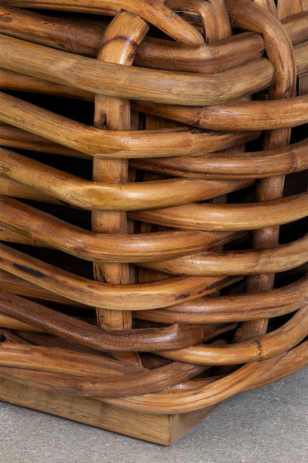 Módulo de canto esquerdo para sofá modular de jardim em rattan Milu Style, imagem de galeria 9
