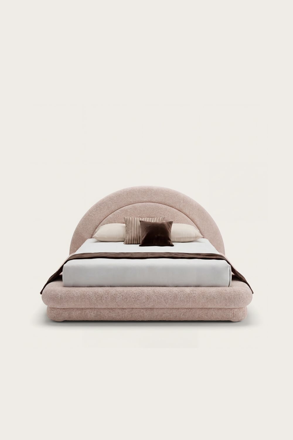 Cama com canapé rebatível em tecido bouclé Borzensi, imagem de galeria 10