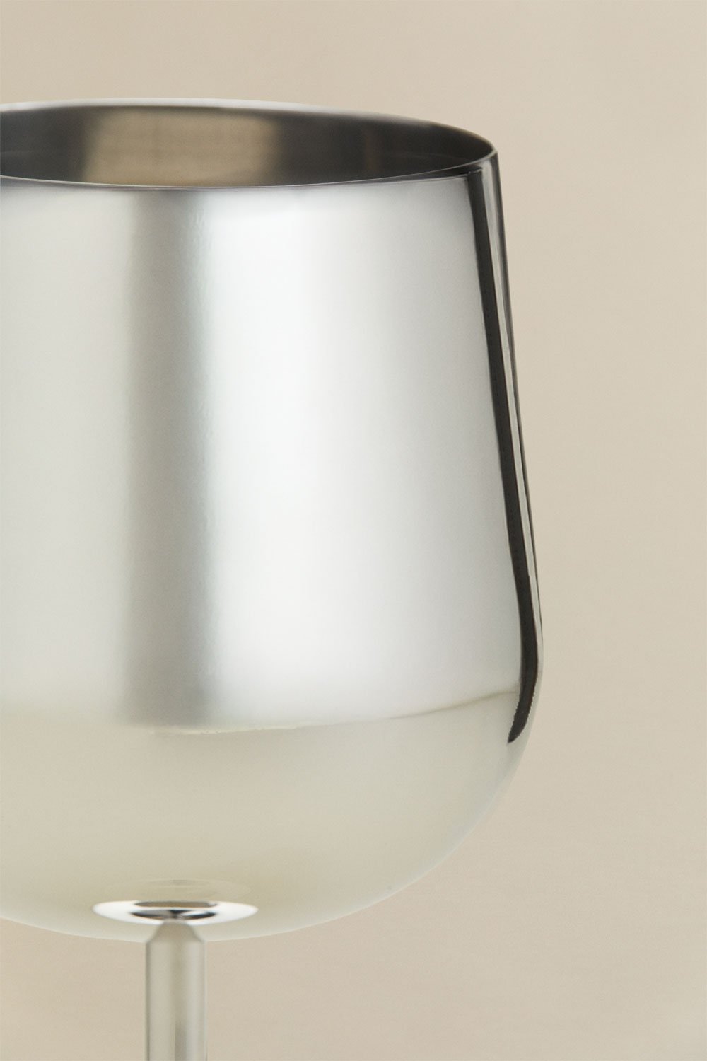 Pack de 2 copos de vinho 45 cl em aço inoxidável Vinirla, imagem de galeria 5