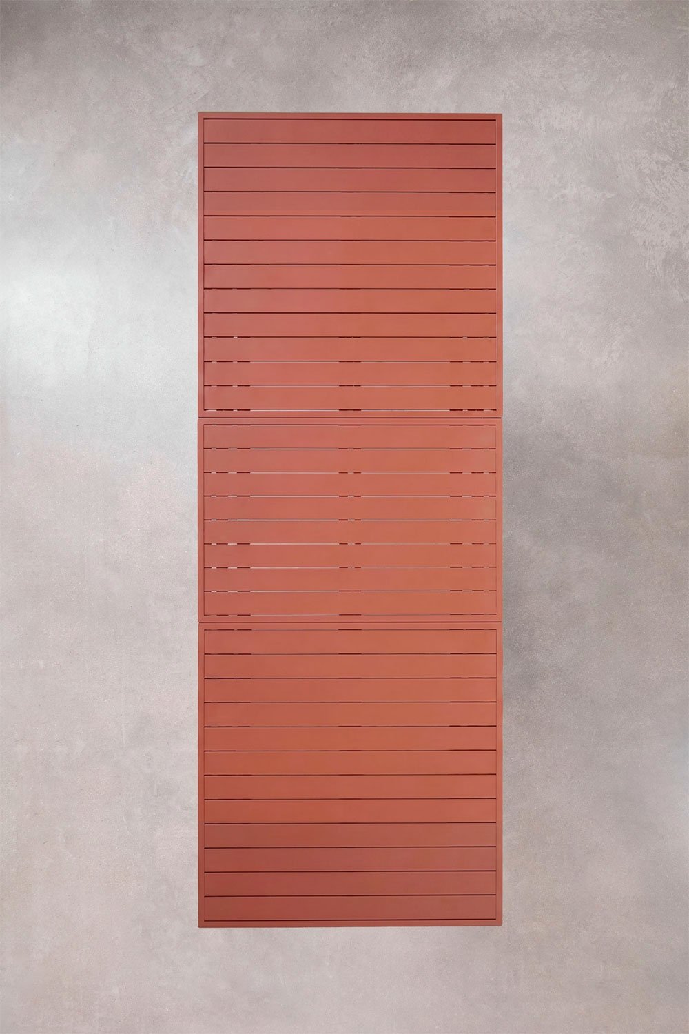 Rectangular extensible dining table in aluminum Karena, imagem de galeria 8