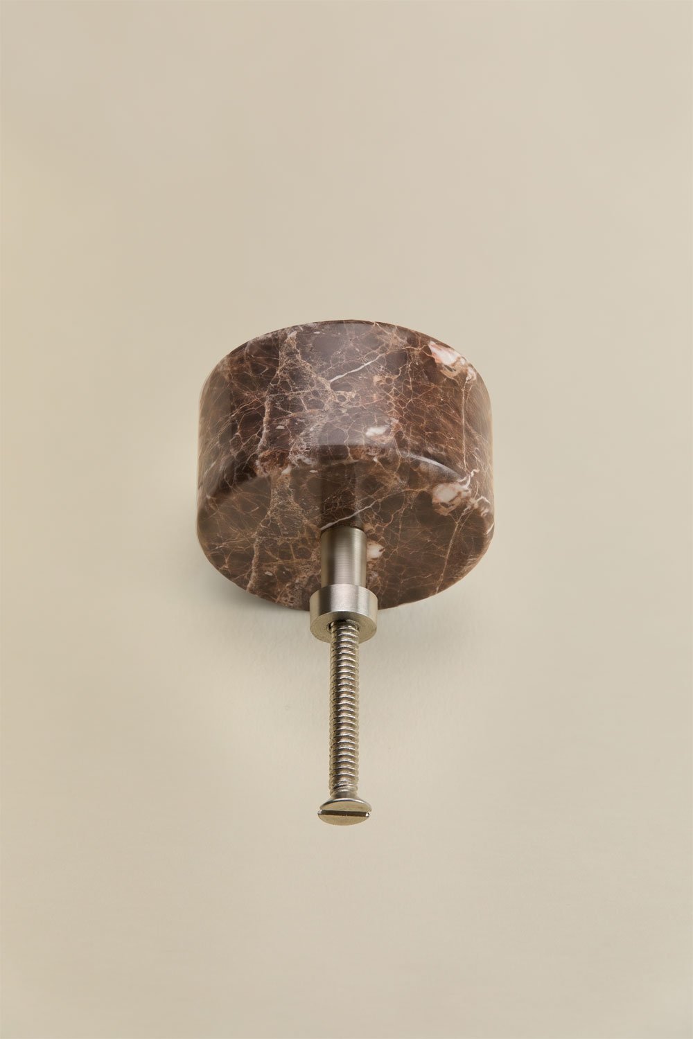 Pack de 2 puxadores em pedra natural e aço inoxidável Jareia, imagem de galeria 4