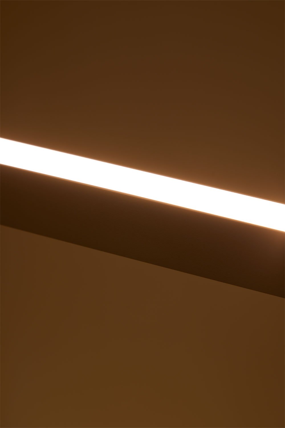 Lâmpada de teto suspensa linear LED 120 cm com luz indireta em alumínio Danile, imagem de galeria 8