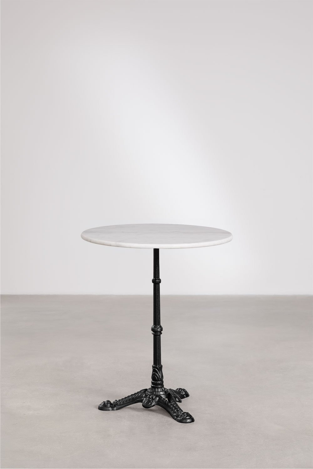 Mesa de bar redonda Ø60cm em pedra natural Azteca, imagem de galeria 1