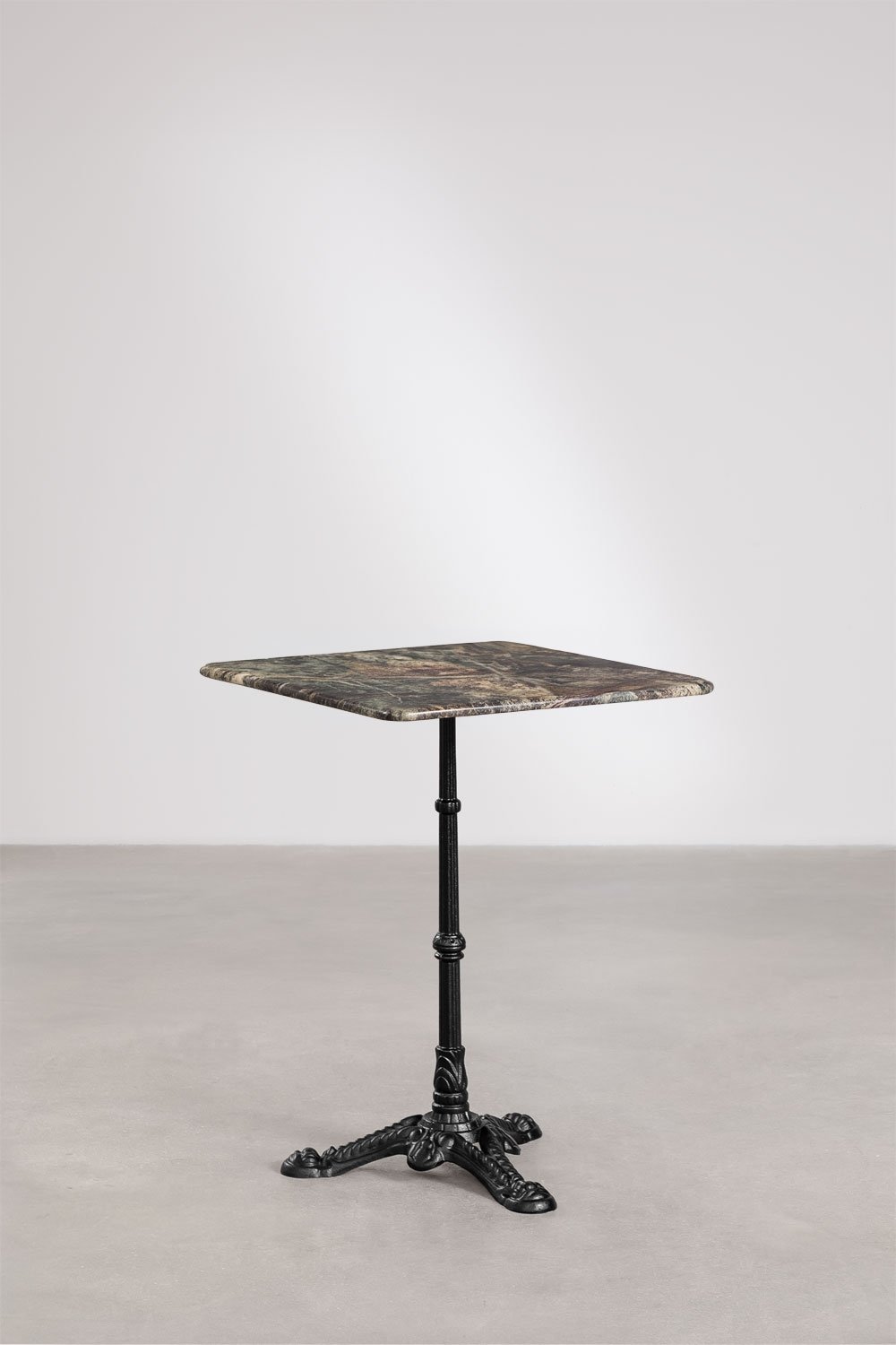 Mesa de bar quadrada em pedra natural Azteca, imagem de galeria 1