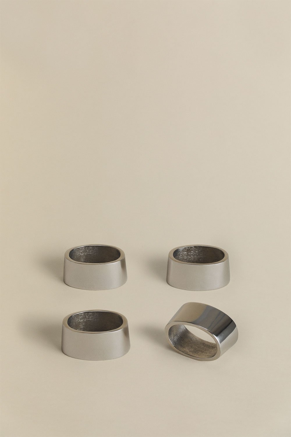 Pack de 4 porta-guardanapos em alumínio Evirane, imagem de galeria 5