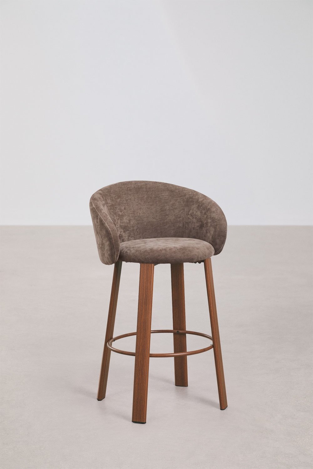 Banqueta alta estofada Nairea, imagem de galeria 3