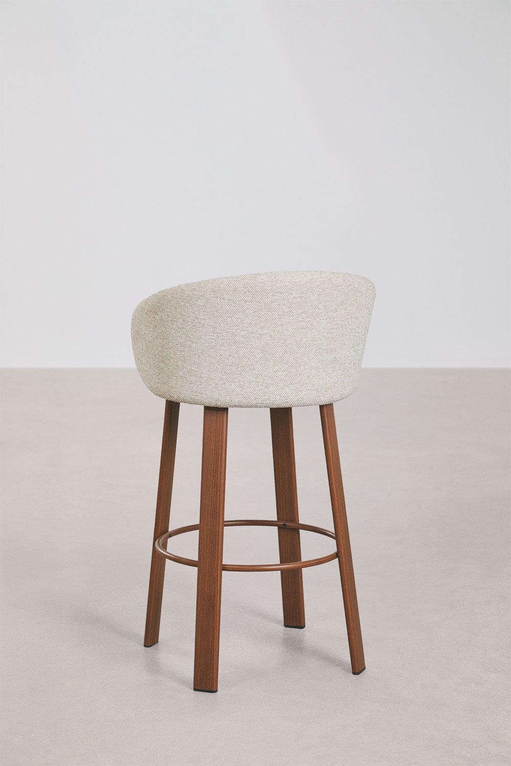 Banqueta alta estofada Nairea, imagem de galeria 5
