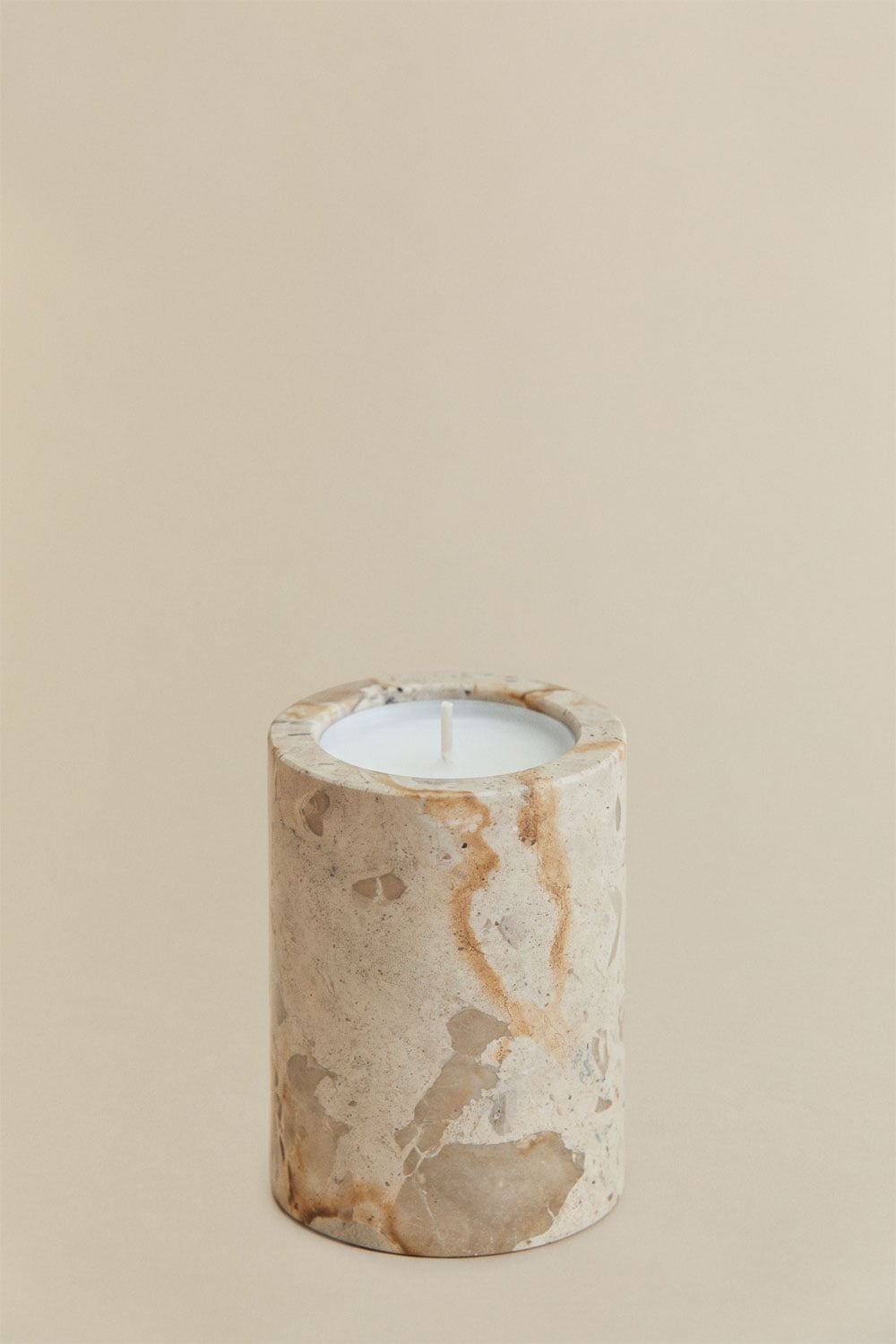 Porta-velas Ø5 cm em mármore Ebrika, imagem de galeria 3