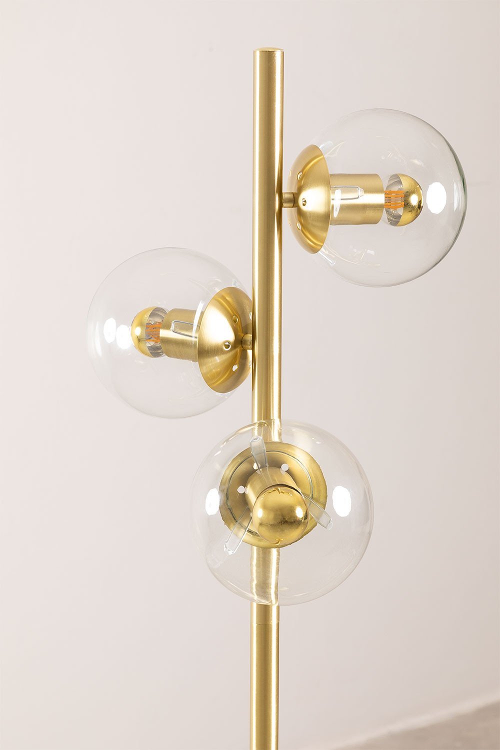 Candeeiro de pé em metal com 3 bolas de vidro Banbi   , imagem de galeria 5