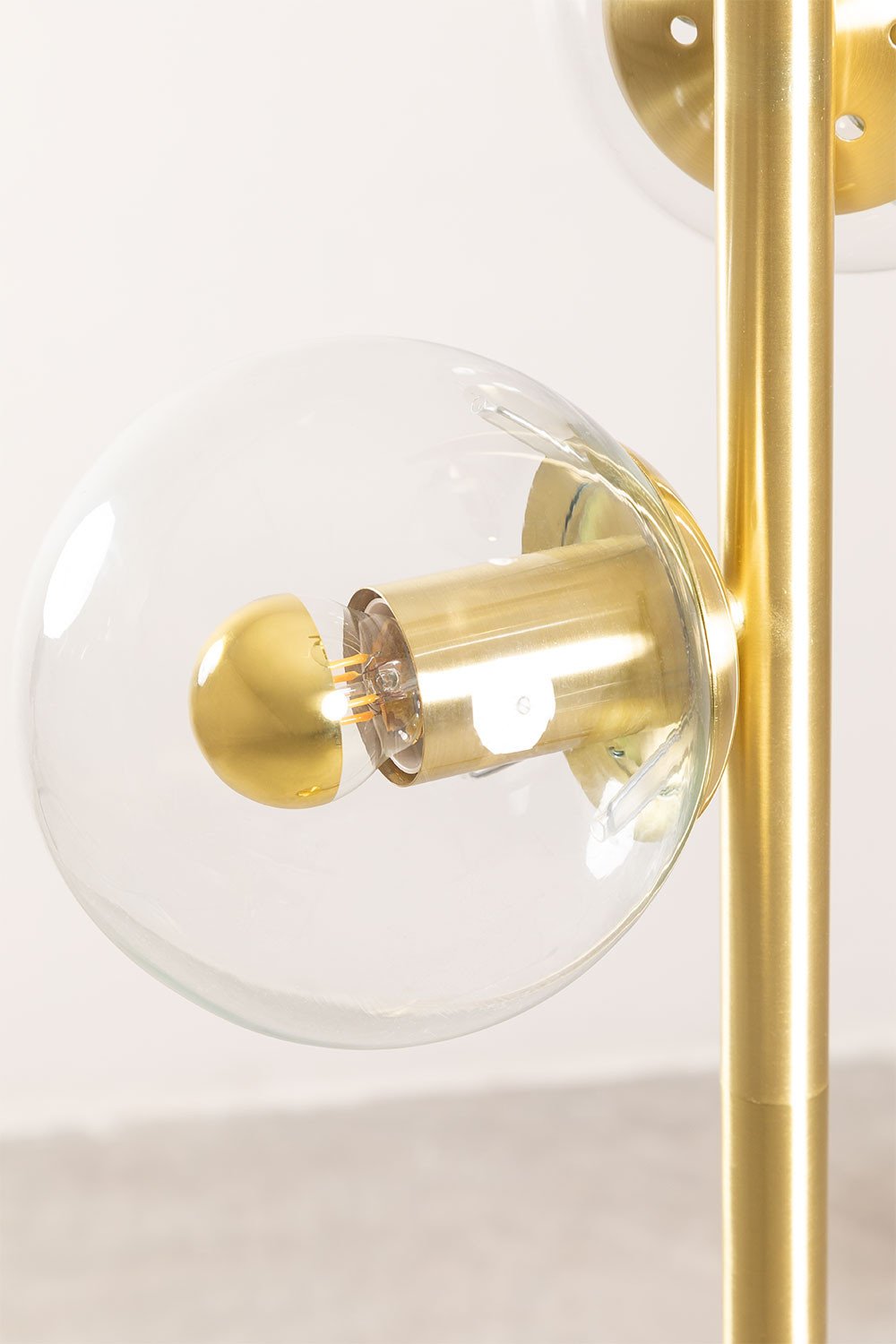 Candeeiro de pé em metal com 3 bolas de vidro Banbi   , imagem de galeria 6