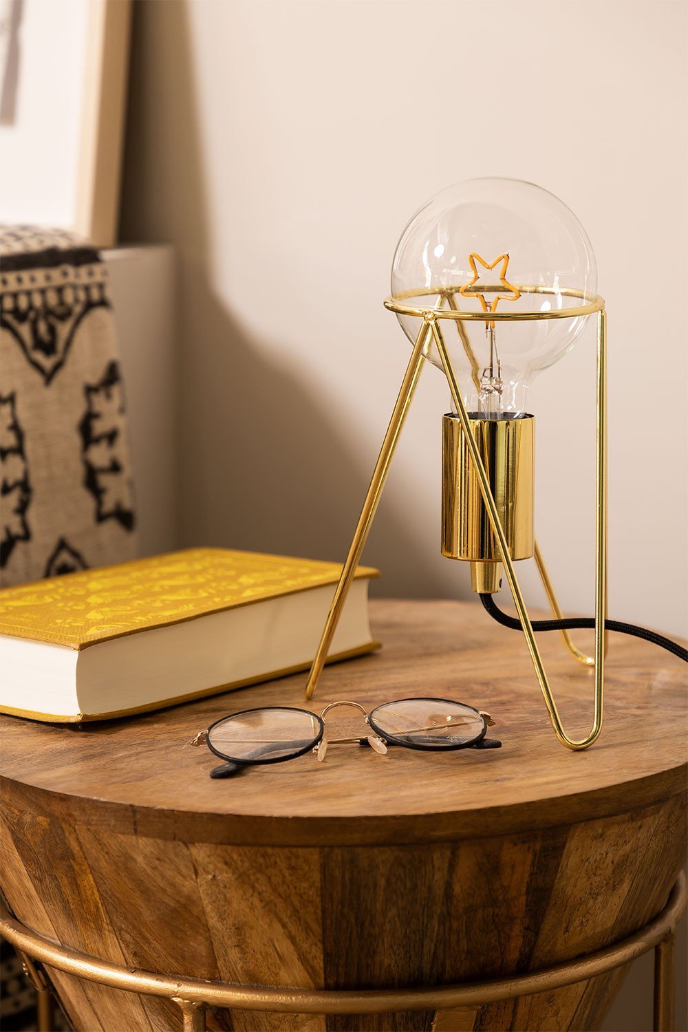 Candeeiro de Mesa Metalizado Kate, imagem de galeria 1