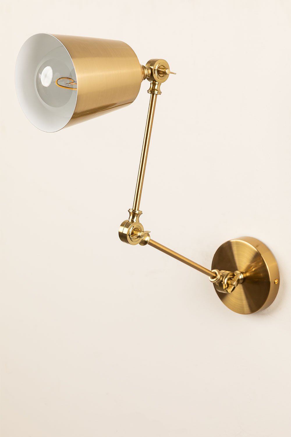 Candeeiro de parede em ferro Floy Gold, imagem de galeria 3