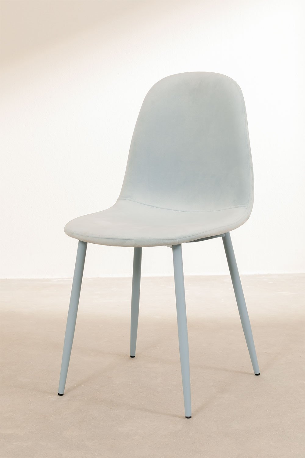 Cadeira de jantar em veludo Glamm Colors, imagem de galeria 2