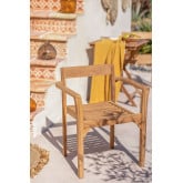Aivan Teak Wood Garden Chair , thumbnail image 1
