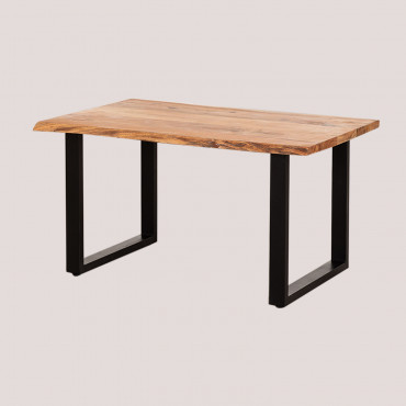 Sami Style Wooden Coffee Table Black - Sklum