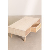 Wooden Coffee Table with Central Drawer Ralik Style, thumbnail image 5