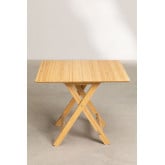 Foldable Bamboo Side Table (65 x 65 cm) Keler , thumbnail image 4