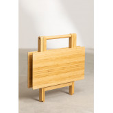 Foldable Bamboo Side Table (65 x 65 cm) Keler , thumbnail image 5