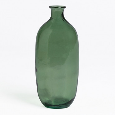 Recycled Glass Bottle Lumas Green Kale - Sklum
