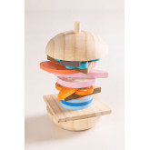 13 Piece Wooden Hamburger Bur Kid, thumbnail image 3