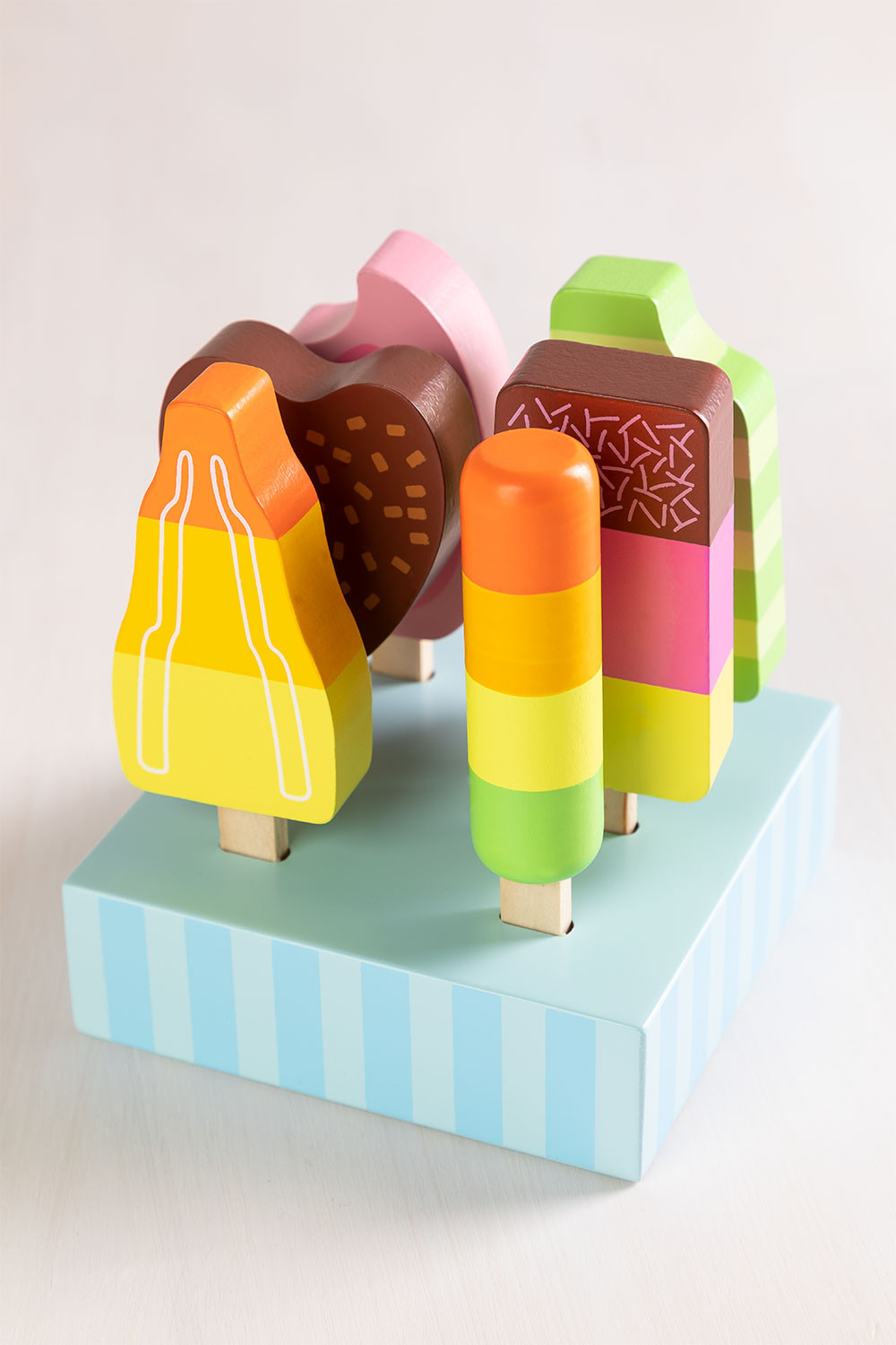 ice cream wooden set