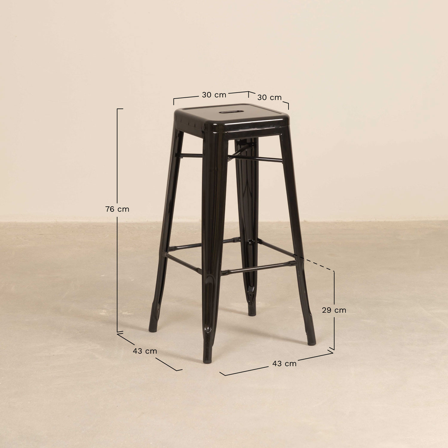 Pack 2 Lix Bar Stools Sklum