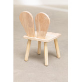  Wooden Chair Buny Style Kids, thumbnail image 4