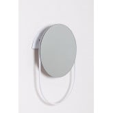 Round Wall Steel Towel Mirror (Ø50cm) Vor, thumbnail image 1