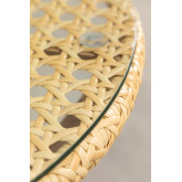 Set  of Round Table (Ø75 cm) & 2 Synthetic Rattan Garden Chairs Siena , thumbnail image 4